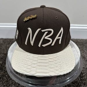 Just Don x Mitchell & Ness NBA Brown / White Python Hat